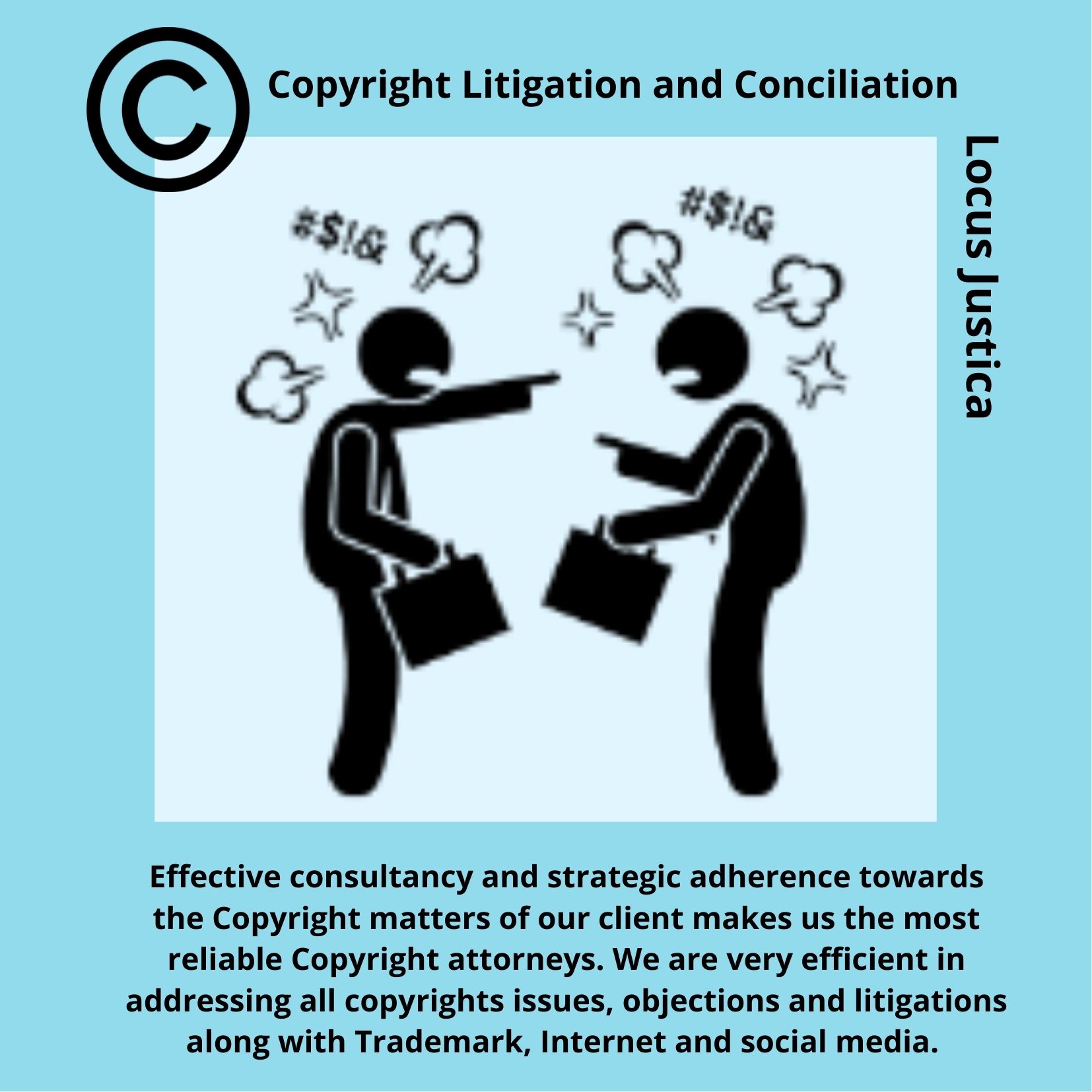 Copyright litigation and conciliation
